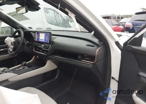 2024 Toyota Grand Highlander Hybrid Platinum Max из США, поврежденный, VIN 5TDADAB54RS008300